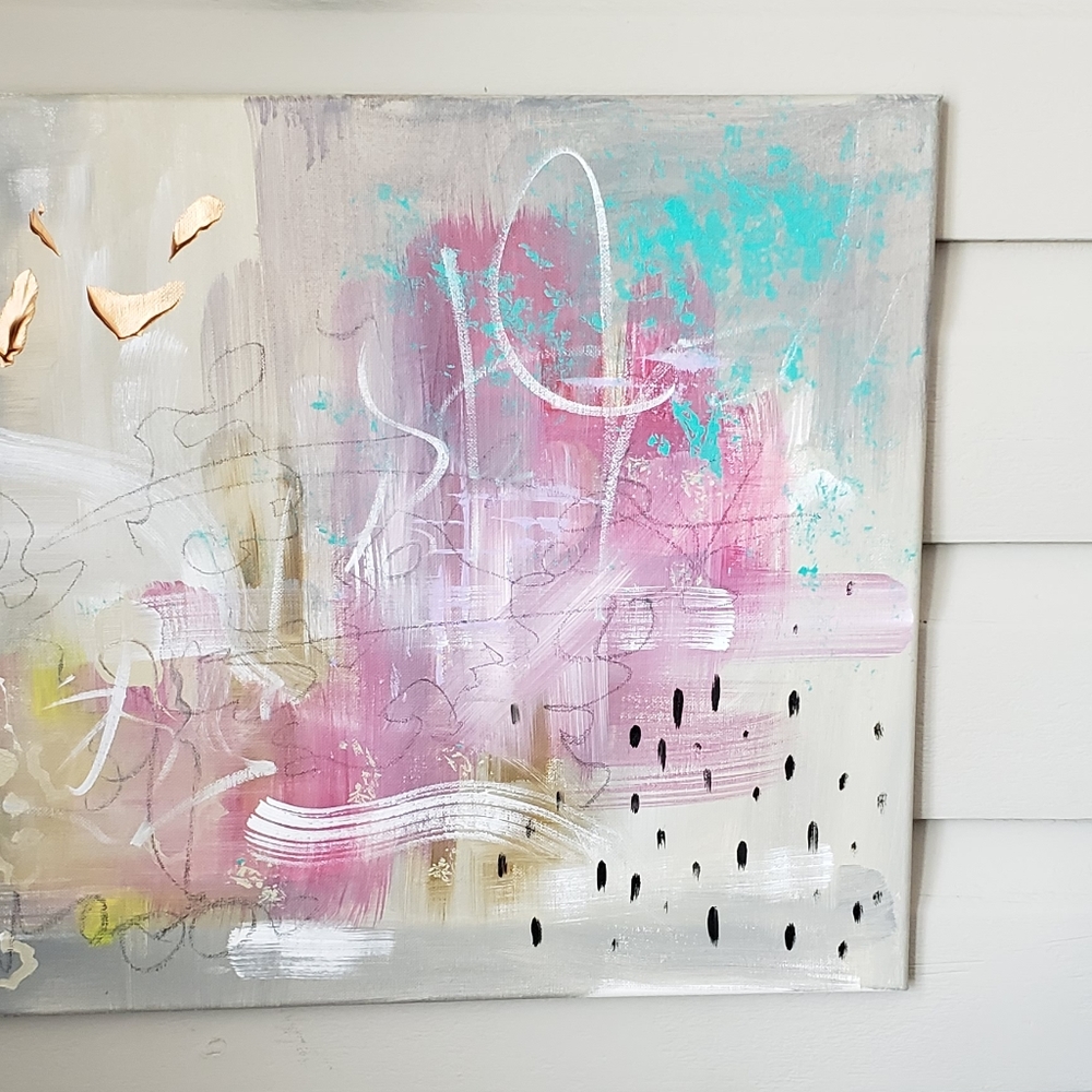 Colorful Abstract Painting - Picture 2 of 3